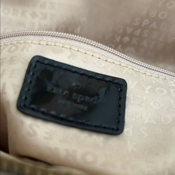 Kate Spade black and Cream Striped large Tote - Picture 8 of 16